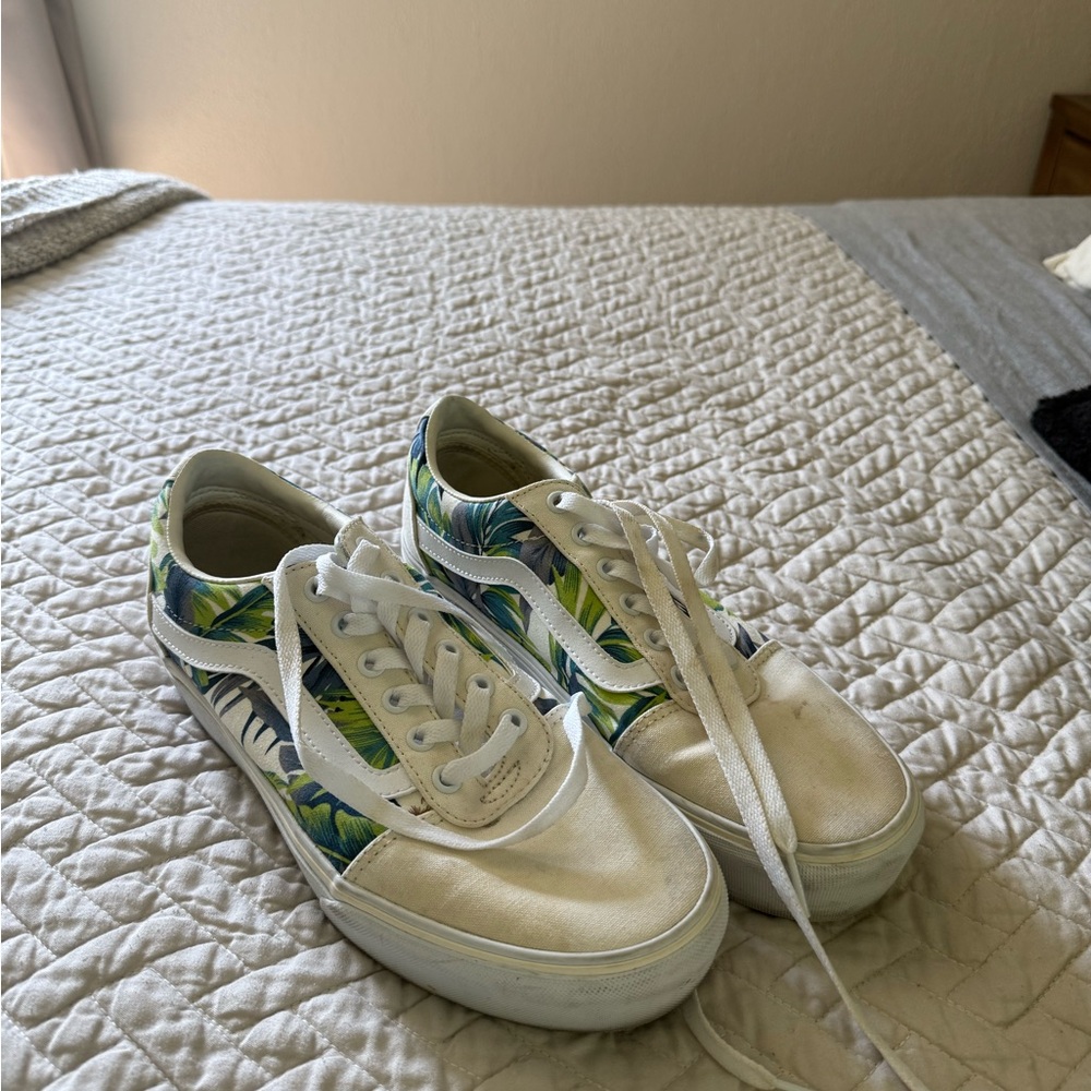 Tropical Print Sneakers
